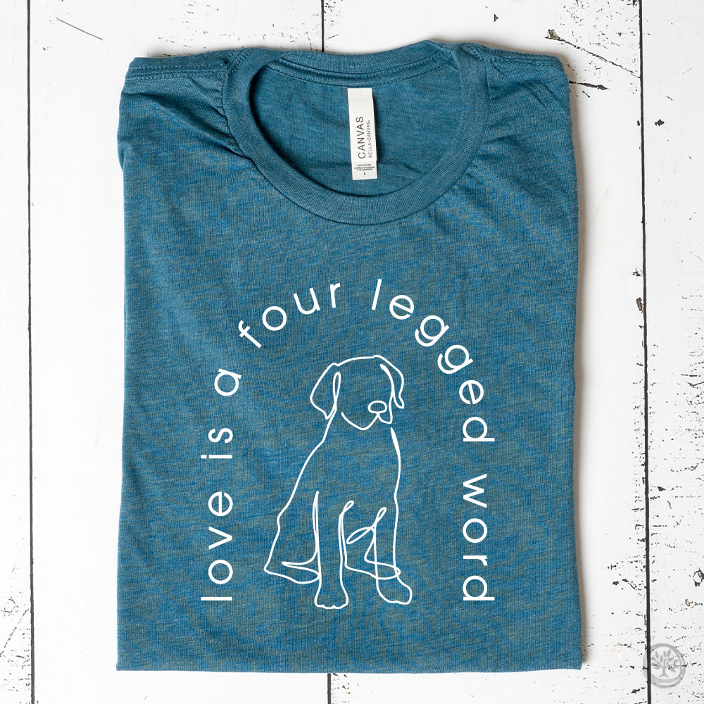 Love Is A Four-Legged Word (Dog) Apparel